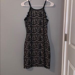 Tight lace dress